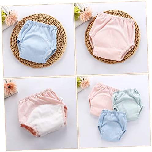 2Pcs Toddler Potty Training Underwear Reusable Cotton Diapers for Boys Girls