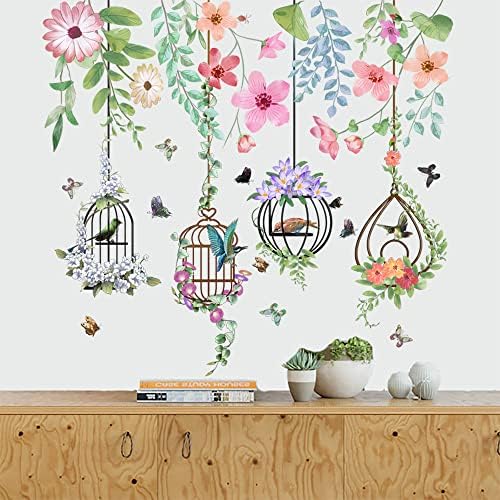 Runtoo Butterfly Flower Wall Sticker Decor