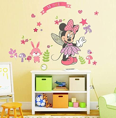 Minnie Pink Wall Decals for Kids Room