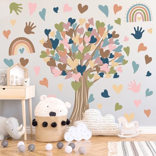 Boho Tree Wall Stickers for Classroom Decor