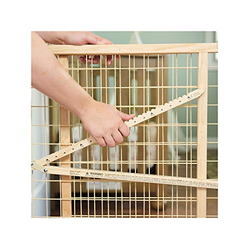 Evenflo Position and Lock Tall Pressure Mount Wood Gate