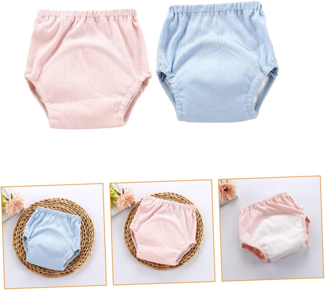 Totority 2 Pcs Baby Cotton Training Pants Flexible Fit