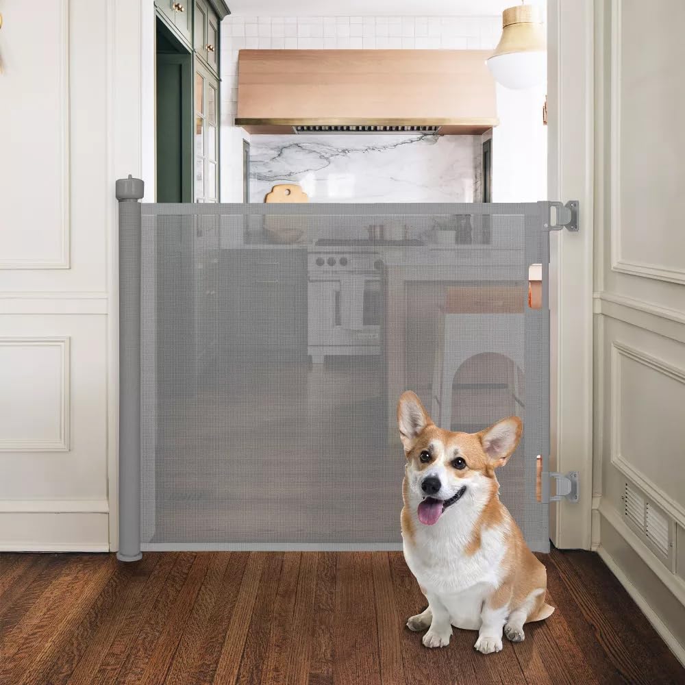 Sperric Retractable Baby Gate for Stairs and Doorway