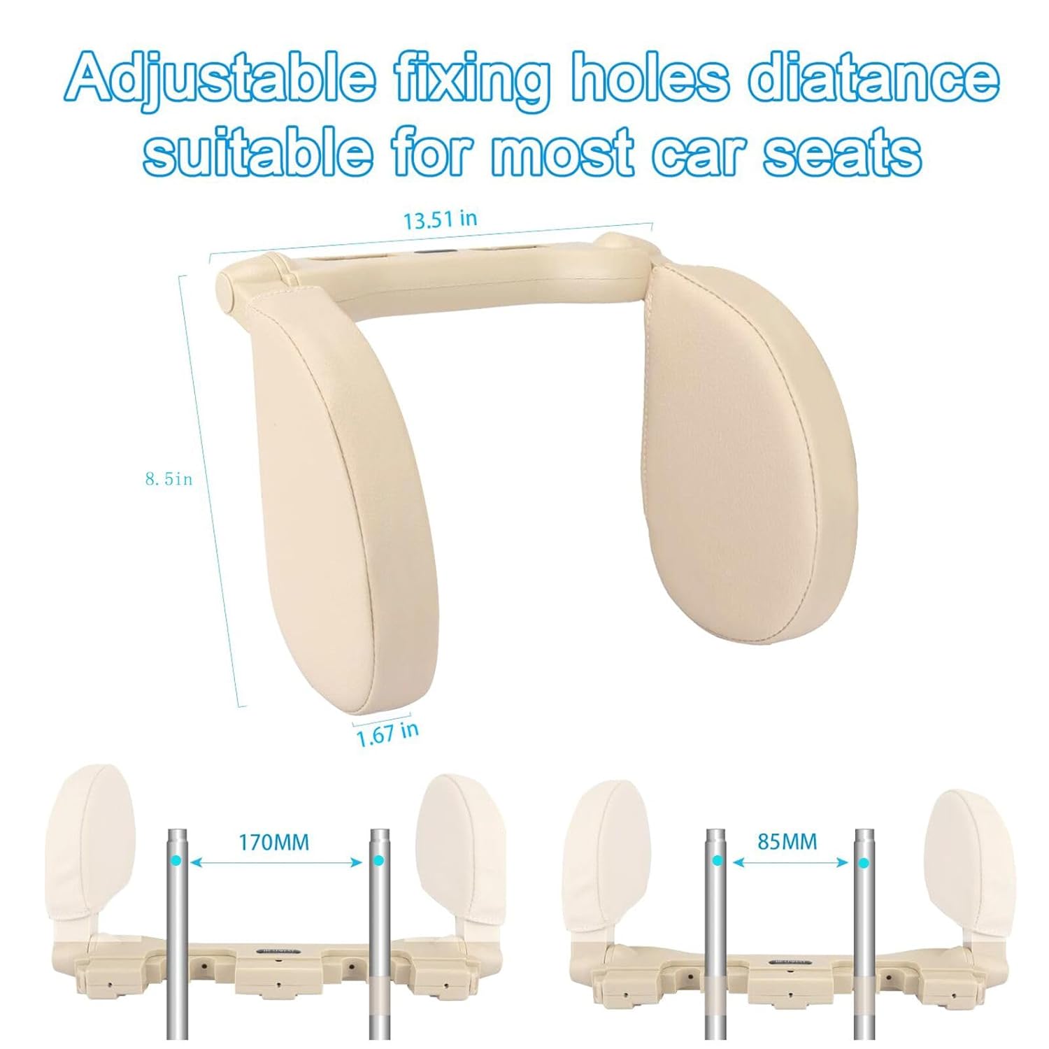 Car Headrest Pillow for Kids Adults Elders
