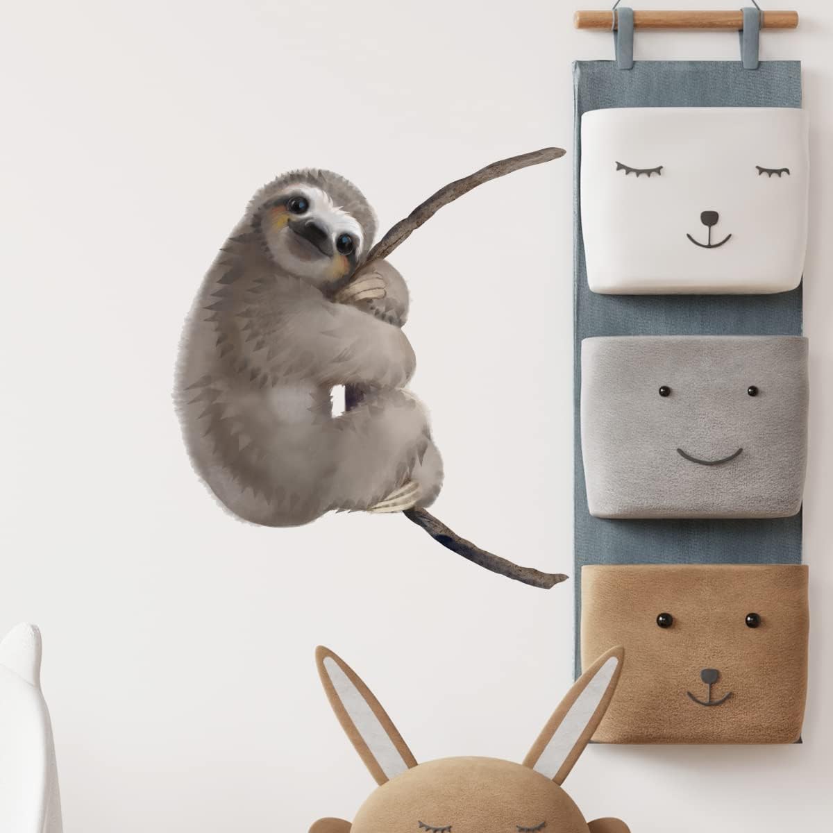 Little Sloth Wall Decal for Kids Baby Nursery Decor