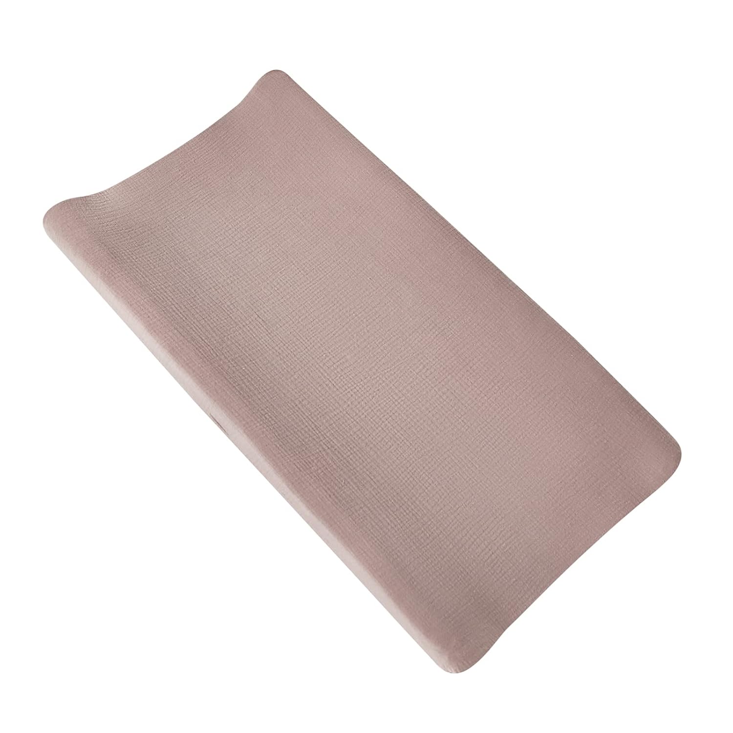 Aullar Solid Muslin Changing Table Pad Cover Khaki
