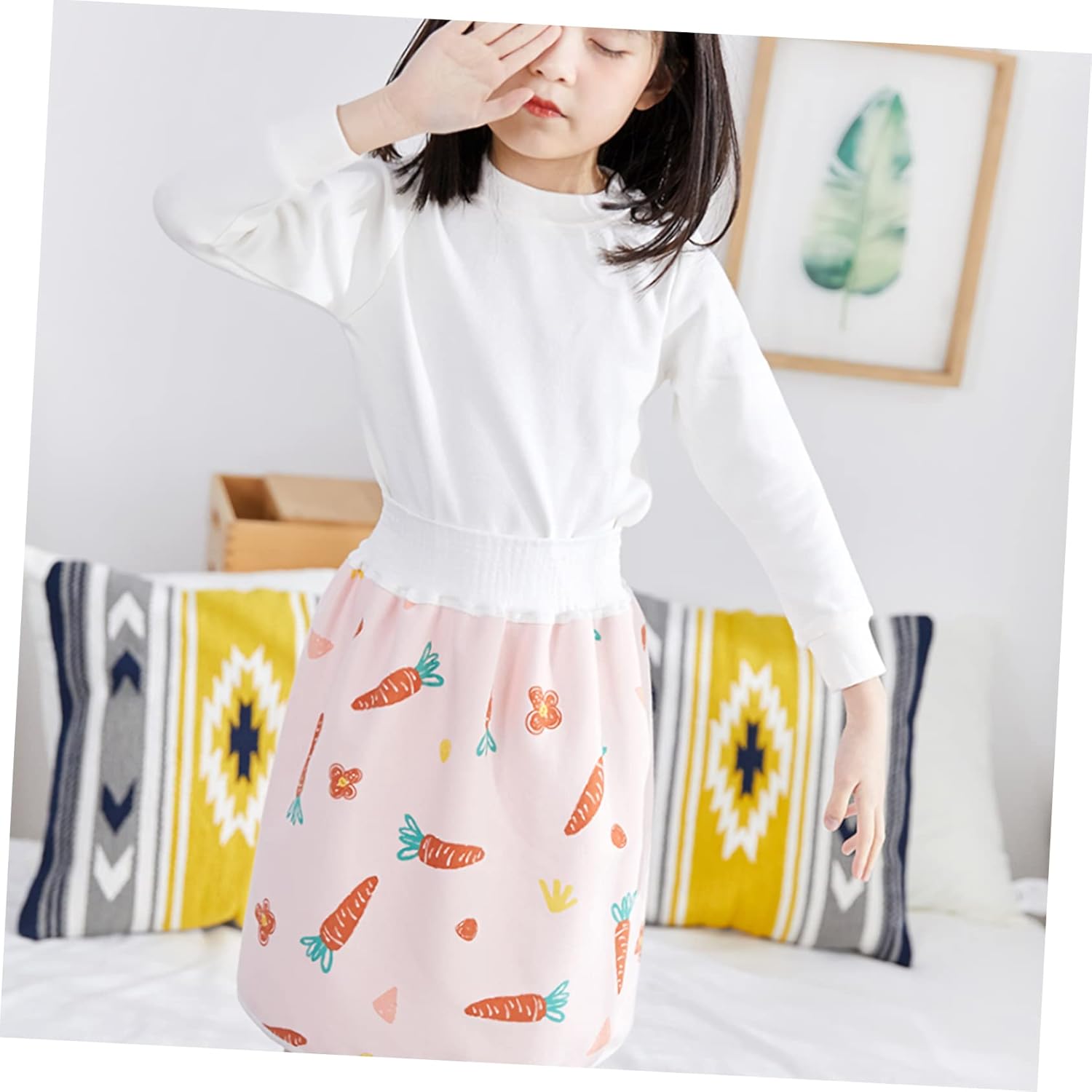 1pc Cartoon High Waist Training Pants for Infants