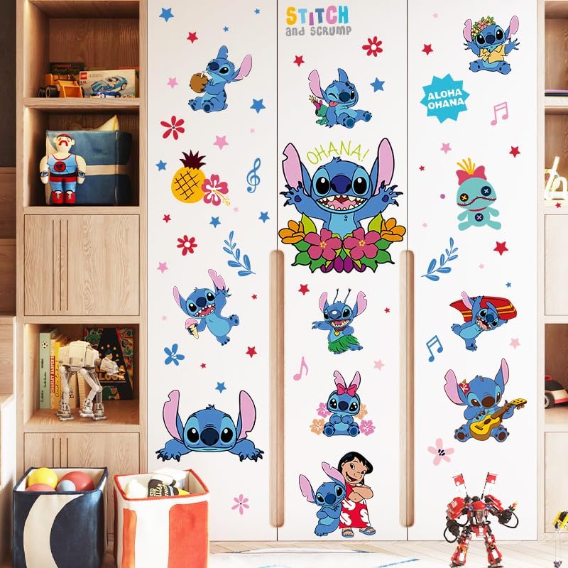 HeyAlpha Aloha Ohana Wall Stickers for Kids