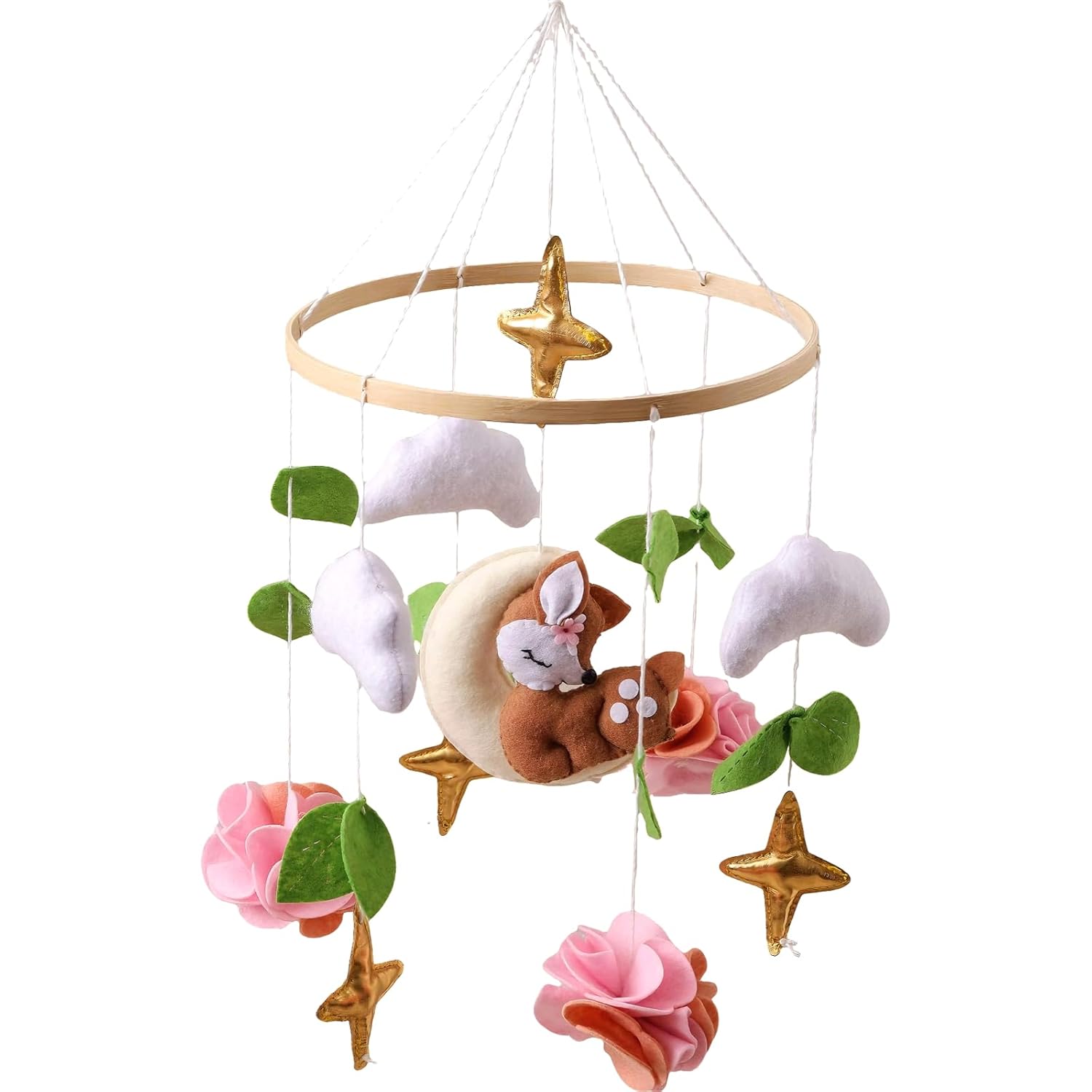 Bohemian Animal Mobile for Newborn Baby Crib Decor