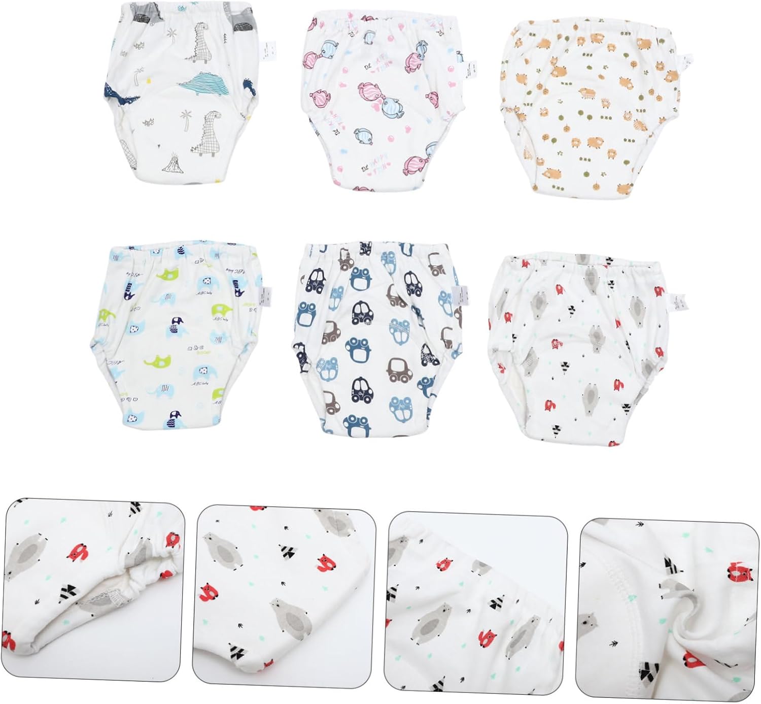 CIMAXIC Baby Training Pants Set 6 Pieces