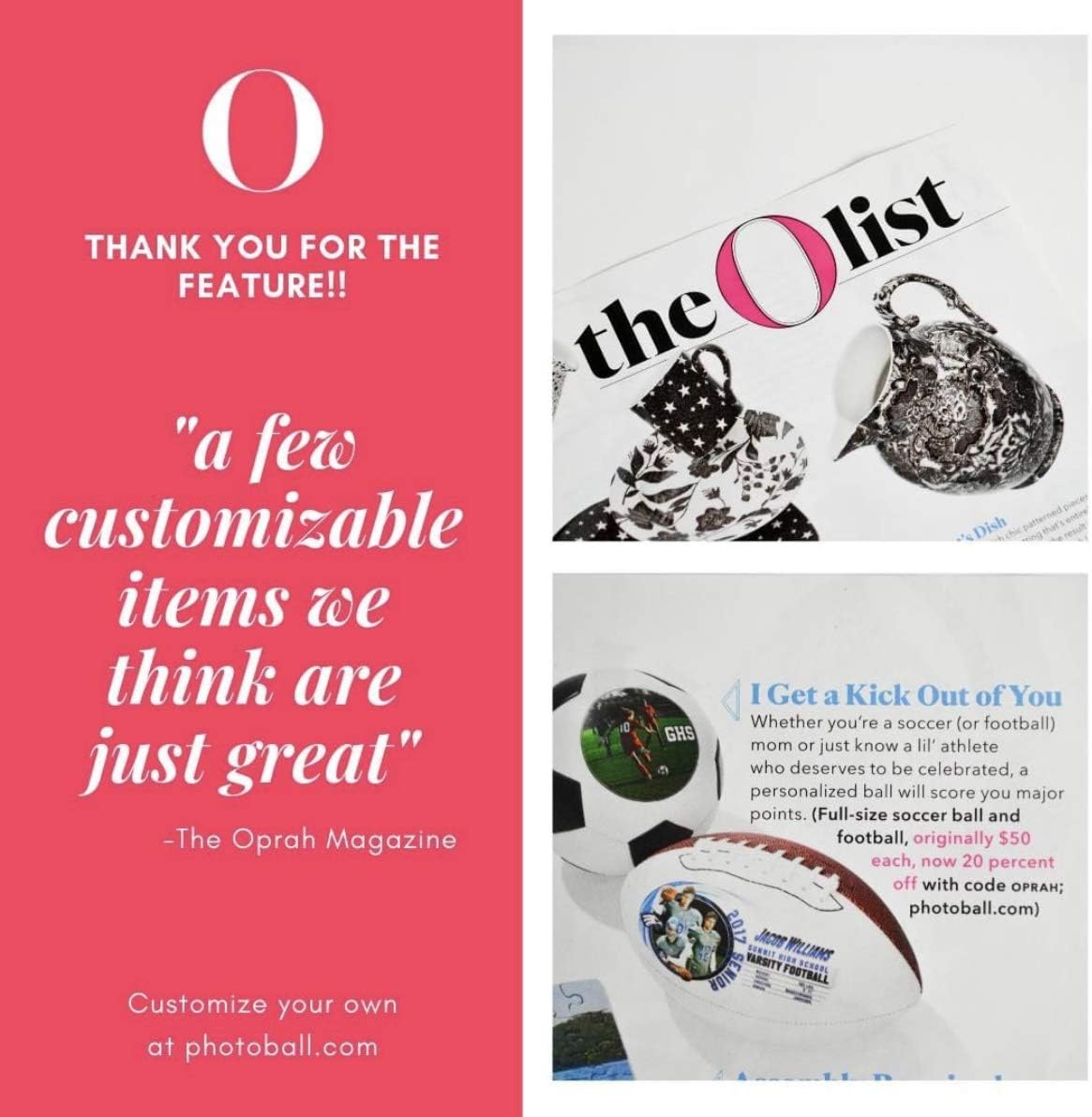 Personalized Baby Birth Announcement Football for Baby Shower or Nursery Decor 1