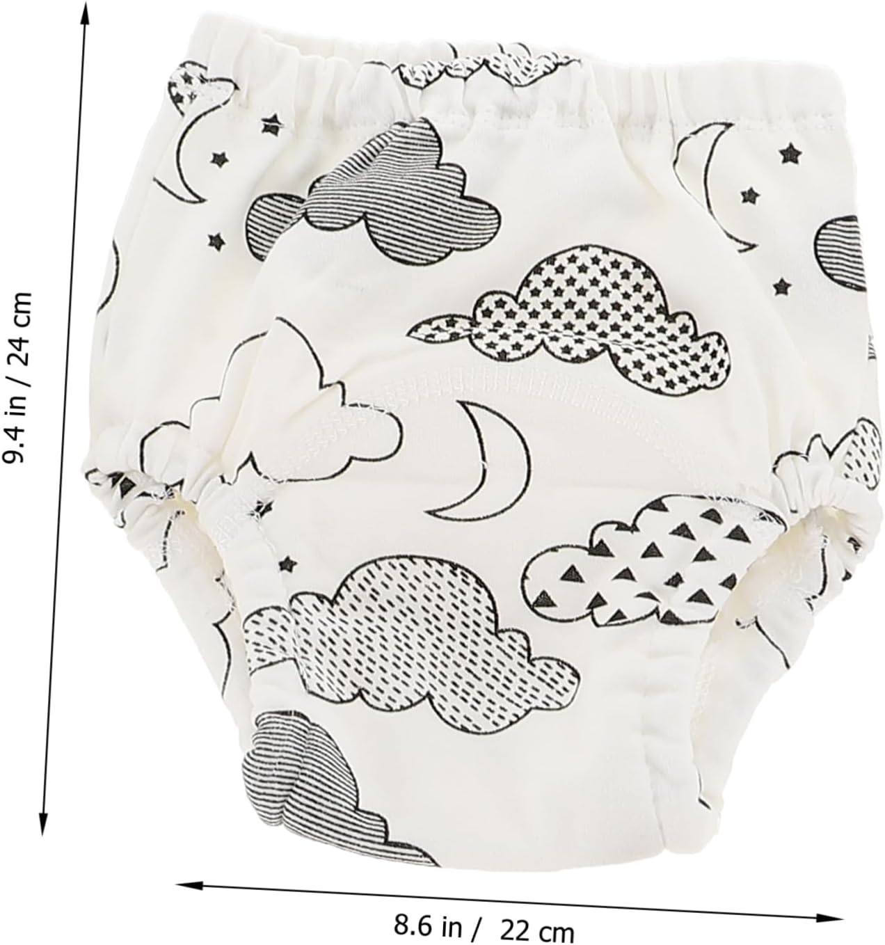 VICASKY 6 Pcs Washable Gauze Training Pants for Infants