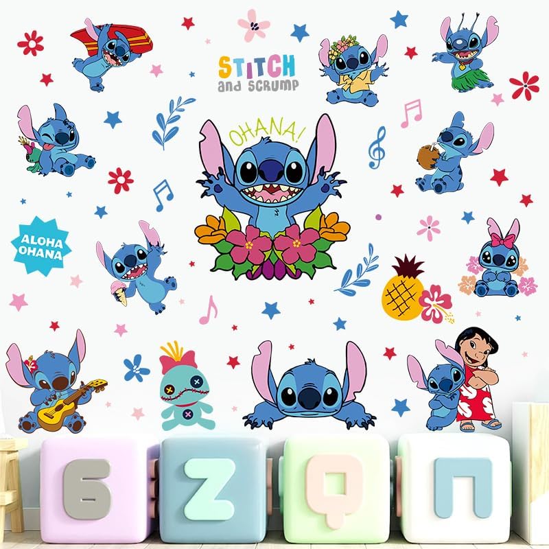 HeyAlpha Aloha Ohana Wall Stickers for Kids