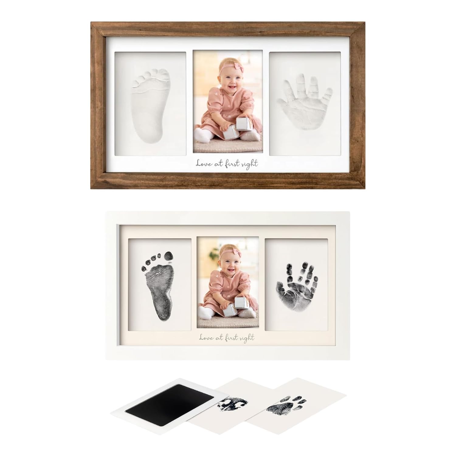 KeaBabies Baby Hand and Footprint Kit with Frame 1