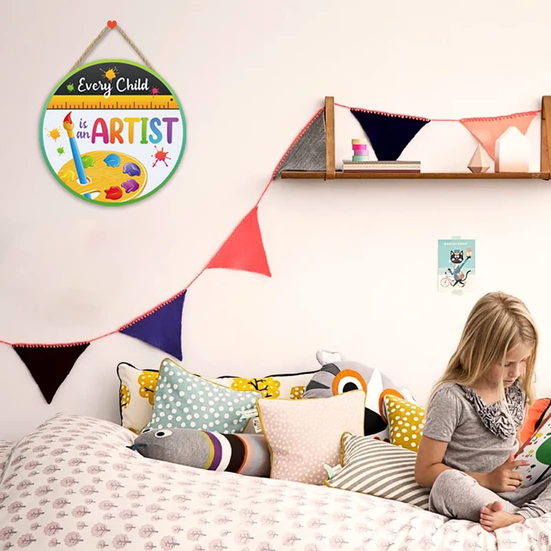IARTTOP Every Child Is An Artist Wall Art for Kids