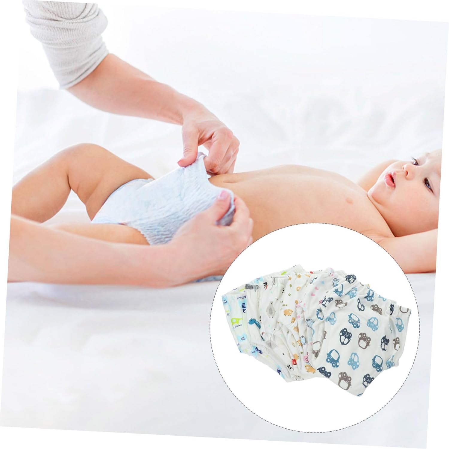 VICASKY 6 Pcs Washable Gauze Training Pants for Infants