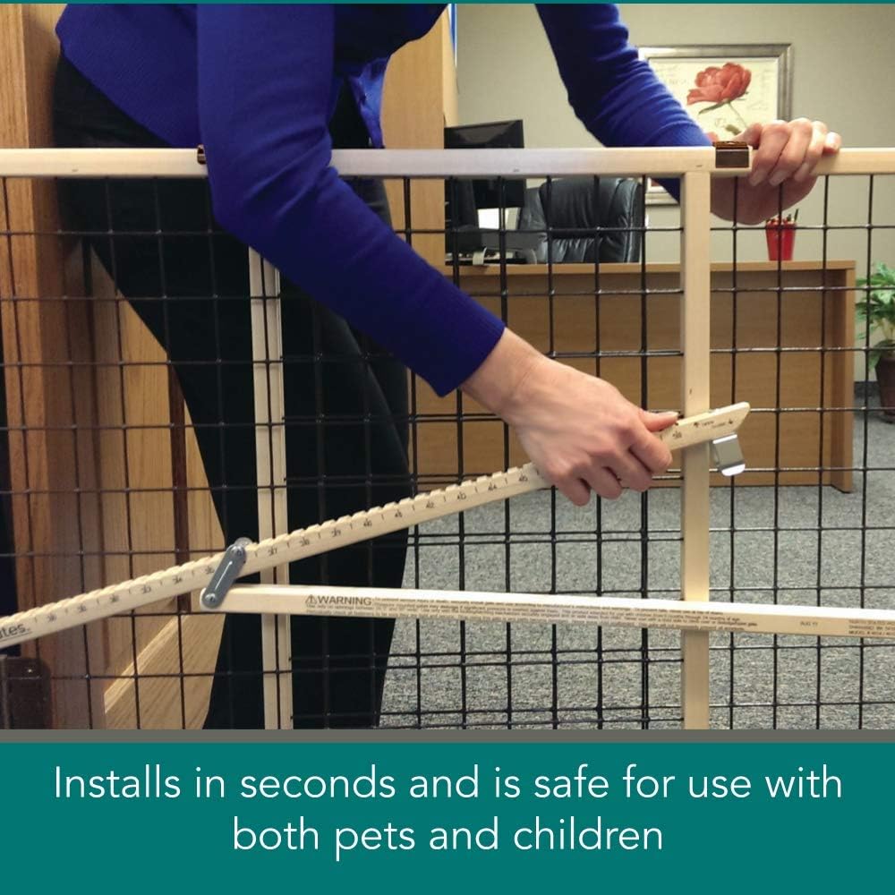 MYPET Pressure Mount Dog Gate - 295-50 Wide 31-37 Tall