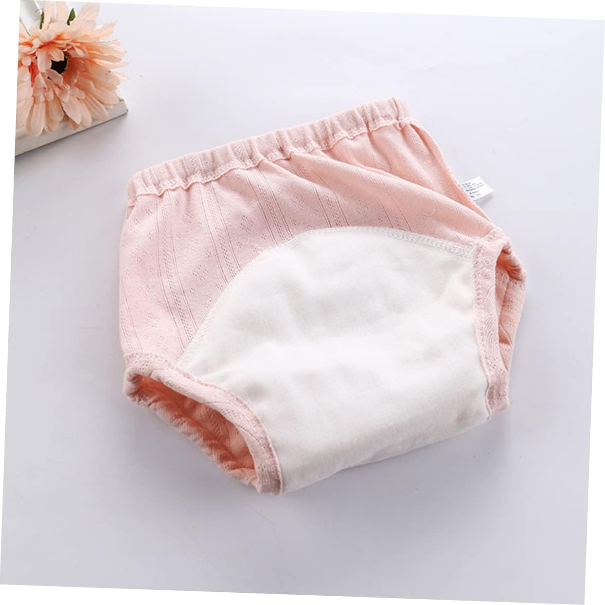 2Pcs Cotton Diaper Covers for Infants Breathable Potty Training Pants