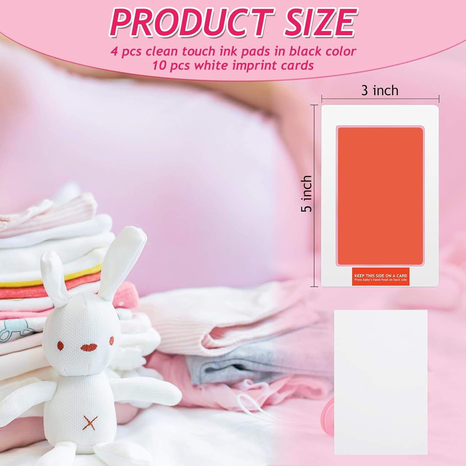 Outus Newborn Handprint and Footprint Kit for Babies and Pets
