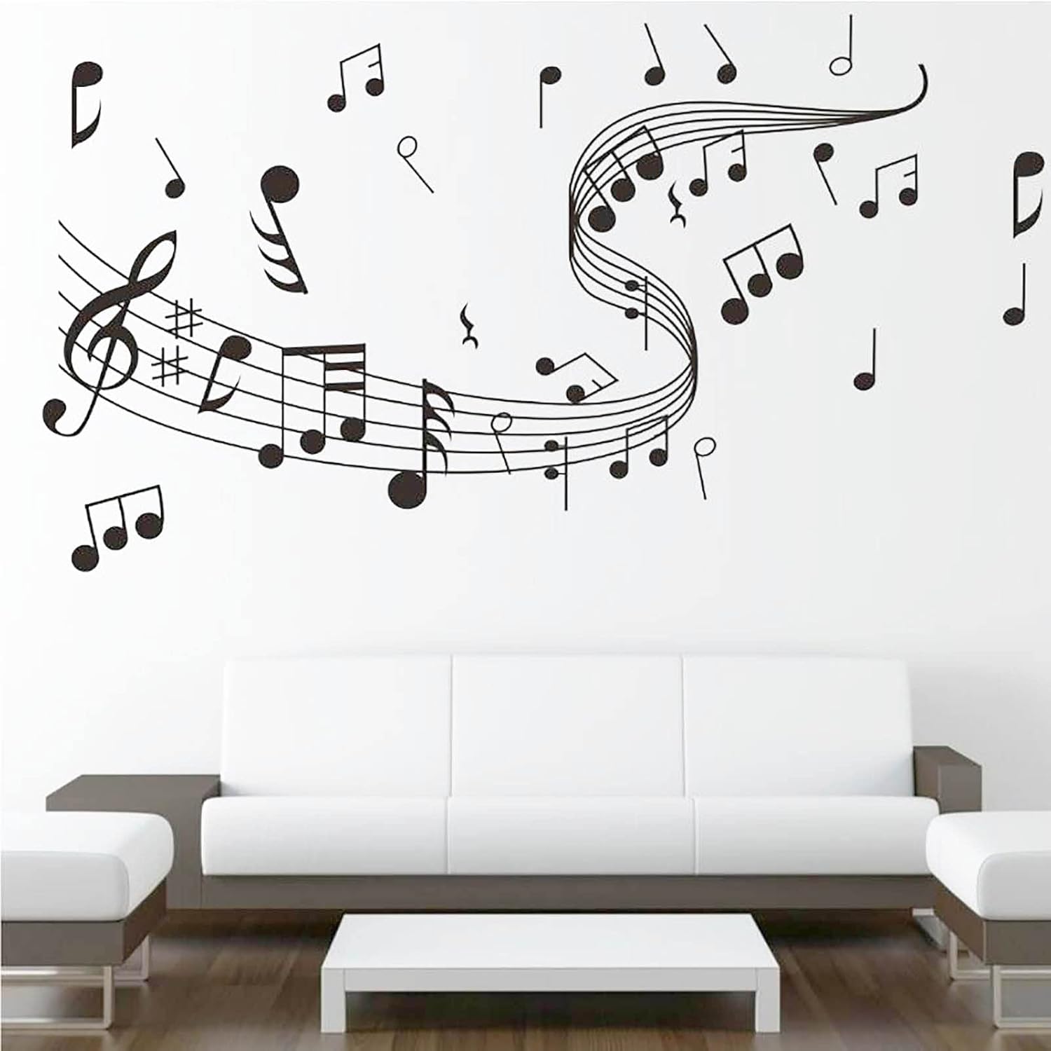 HILUCK Music Wall Art Sticker Decals Decor