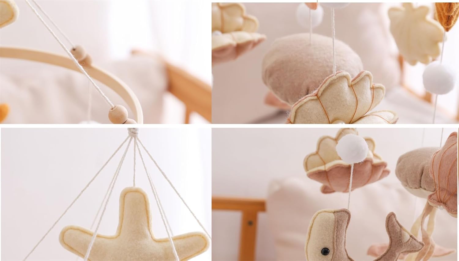 Ocean Life Theme Crib Mobile for Baby