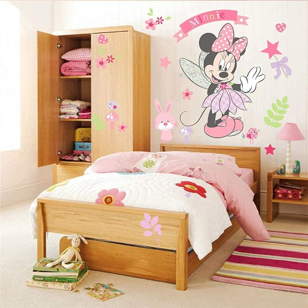 Minnie Pink Wall Decals for Kids Room