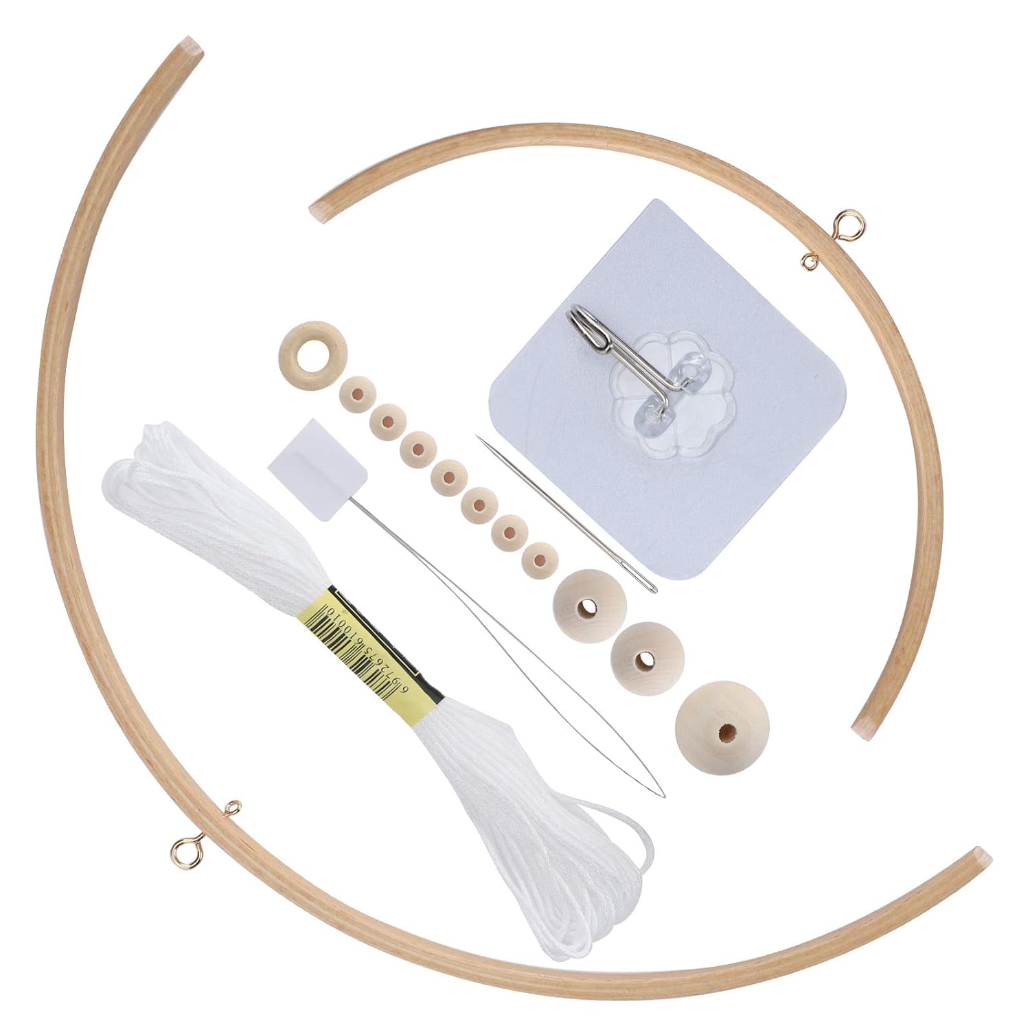 Baby Mobile DIY Kit Wooden Frame Ceiling Wind Chime Hanger
