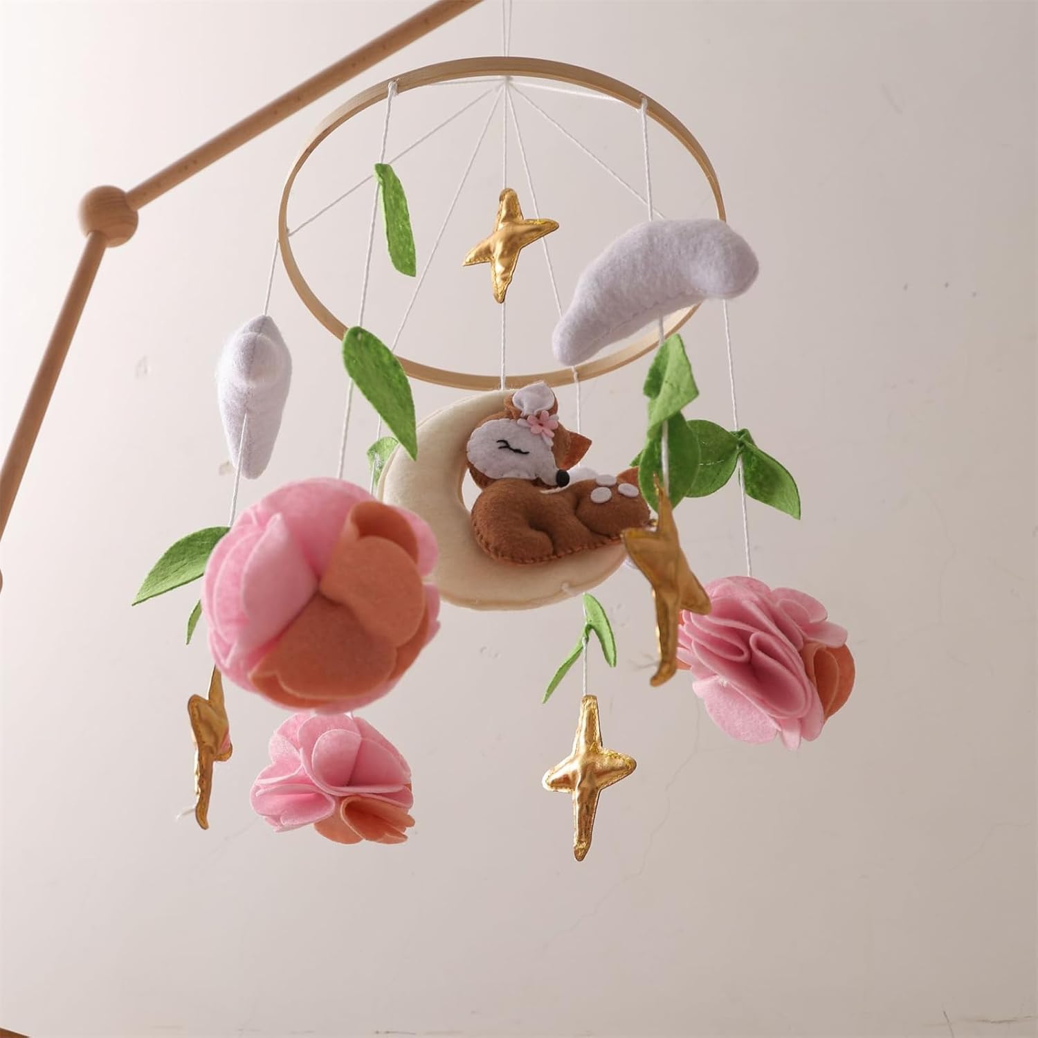 Bohemian Animal Mobile for Newborn Baby Crib Decor
