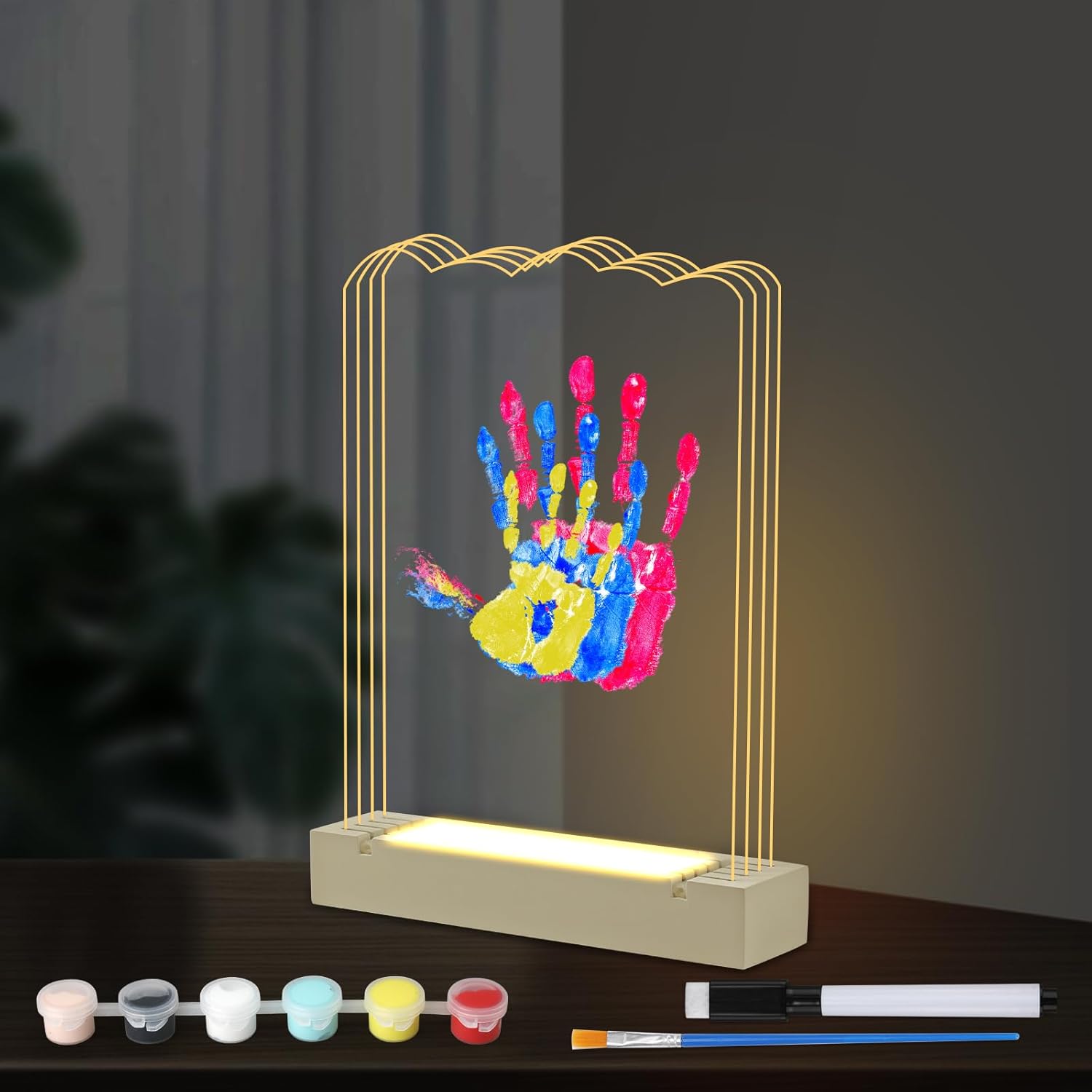 DIY Family Handprint Kit with Night Light