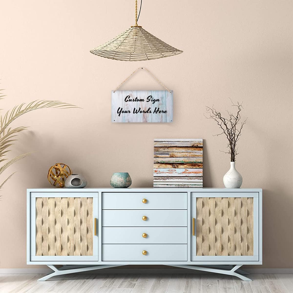 Custom Rustic Wood Signs for Farmhouse Decor