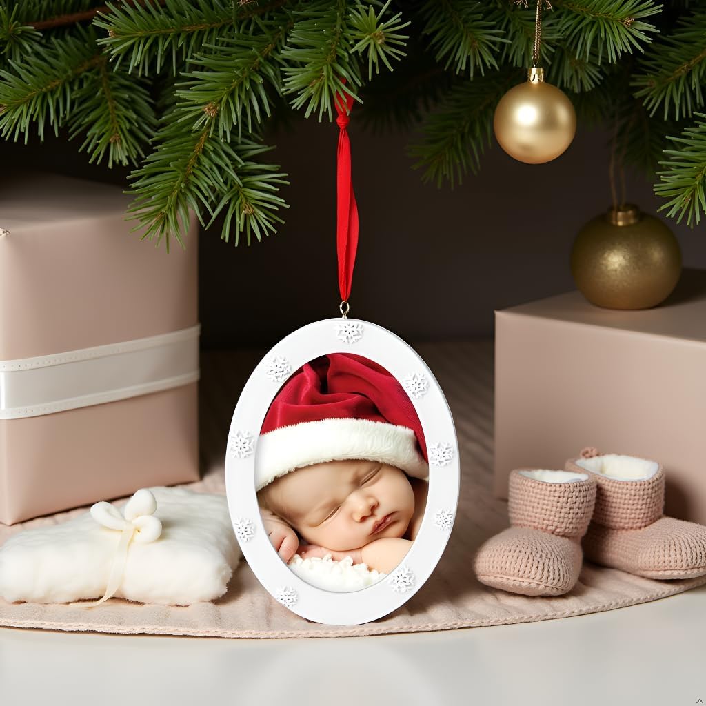 Tiny Ideas Babys First Christmas Handprint Footprint DIY Ornament