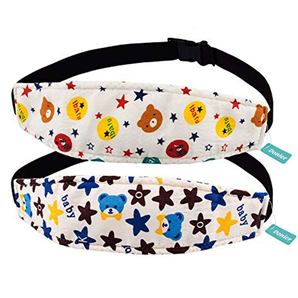 Donier Toddler Car Seat Head Support Pillow Band