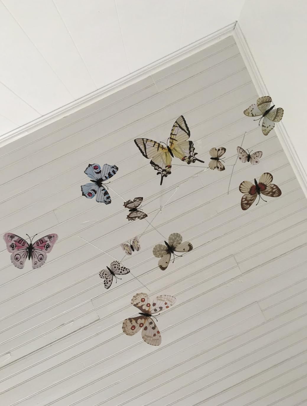 Butterfly Hanging Mobile for Nursery and Room Decor