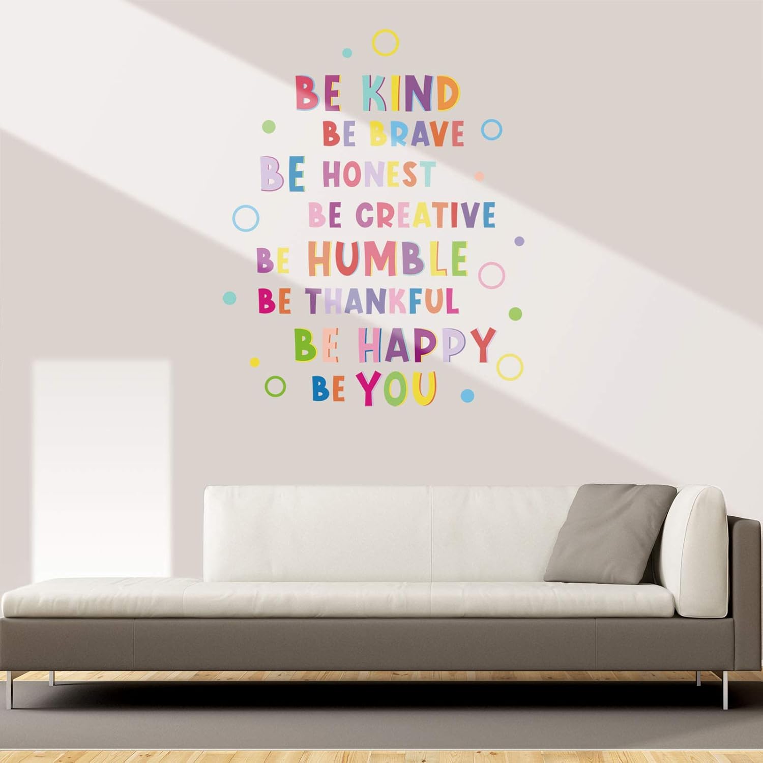 Mudder Colorful Inspirational Wall Decals for Kids