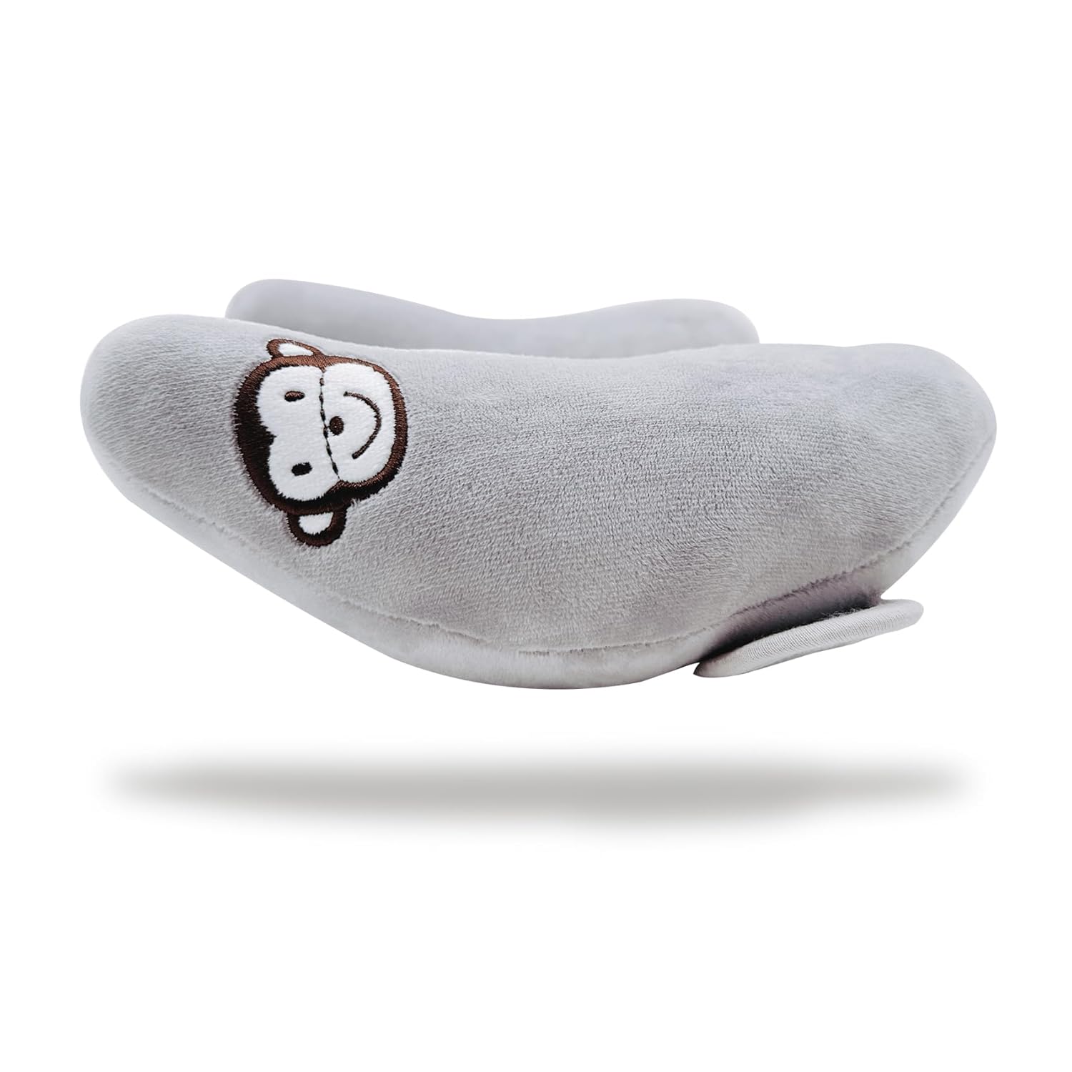 Adjustable Baby Head Support Pillow for Car Seat and Stroller Grey