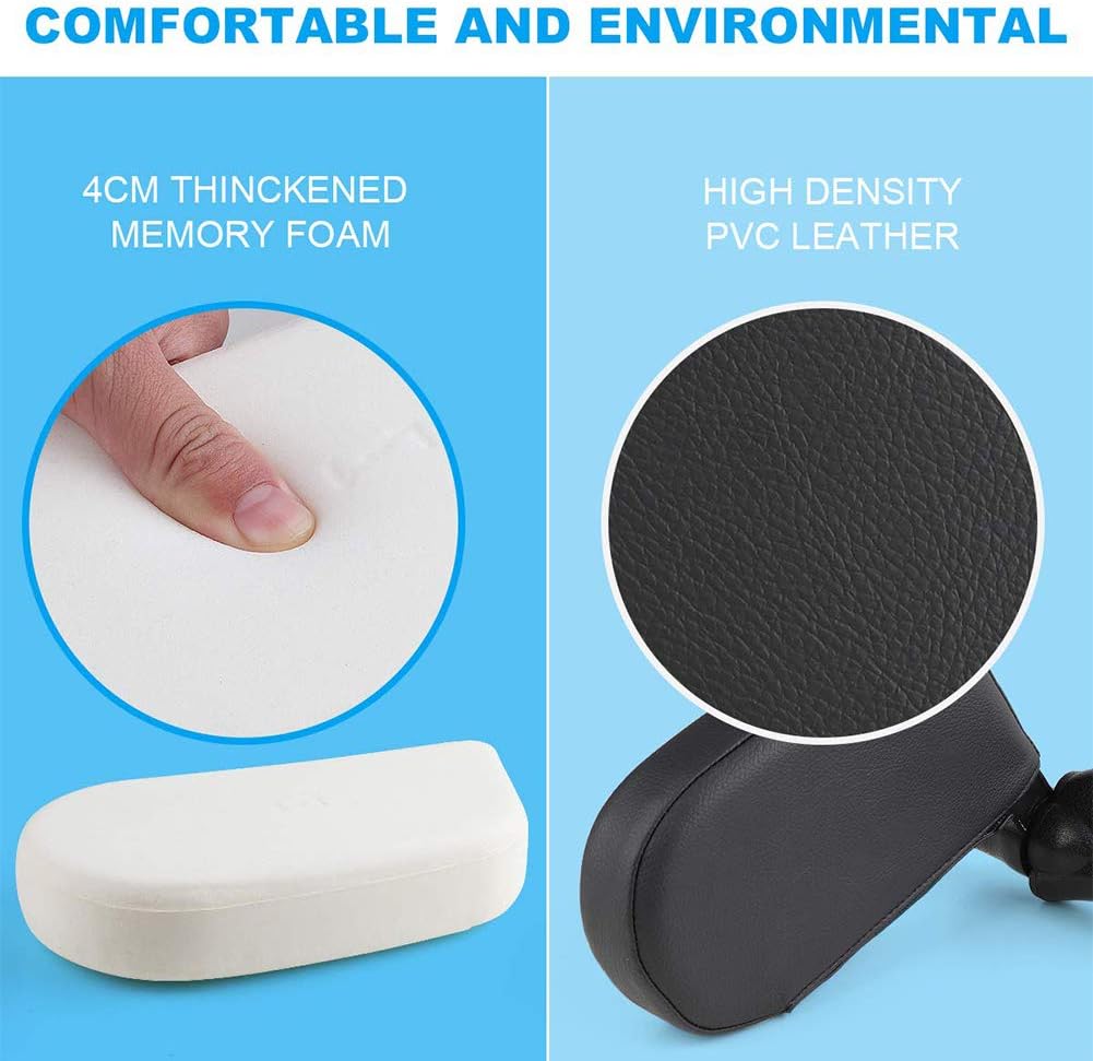 Car Headrest Pillow with 180 Degree Adjustment for Kids and Adults