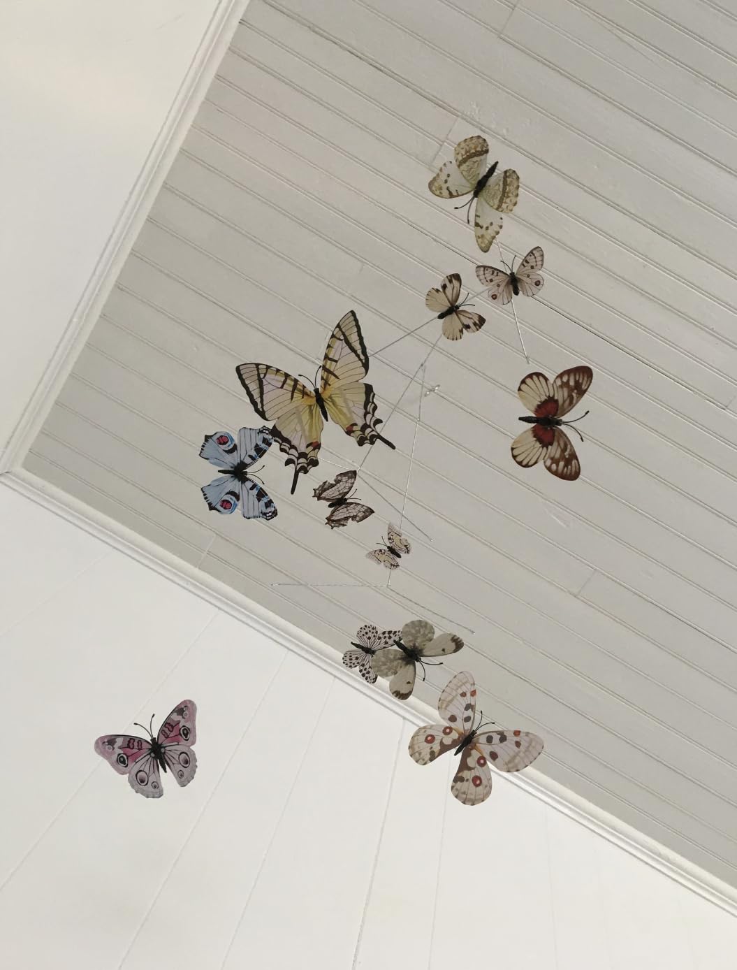 Butterfly Hanging Mobile for Nursery and Room Decor