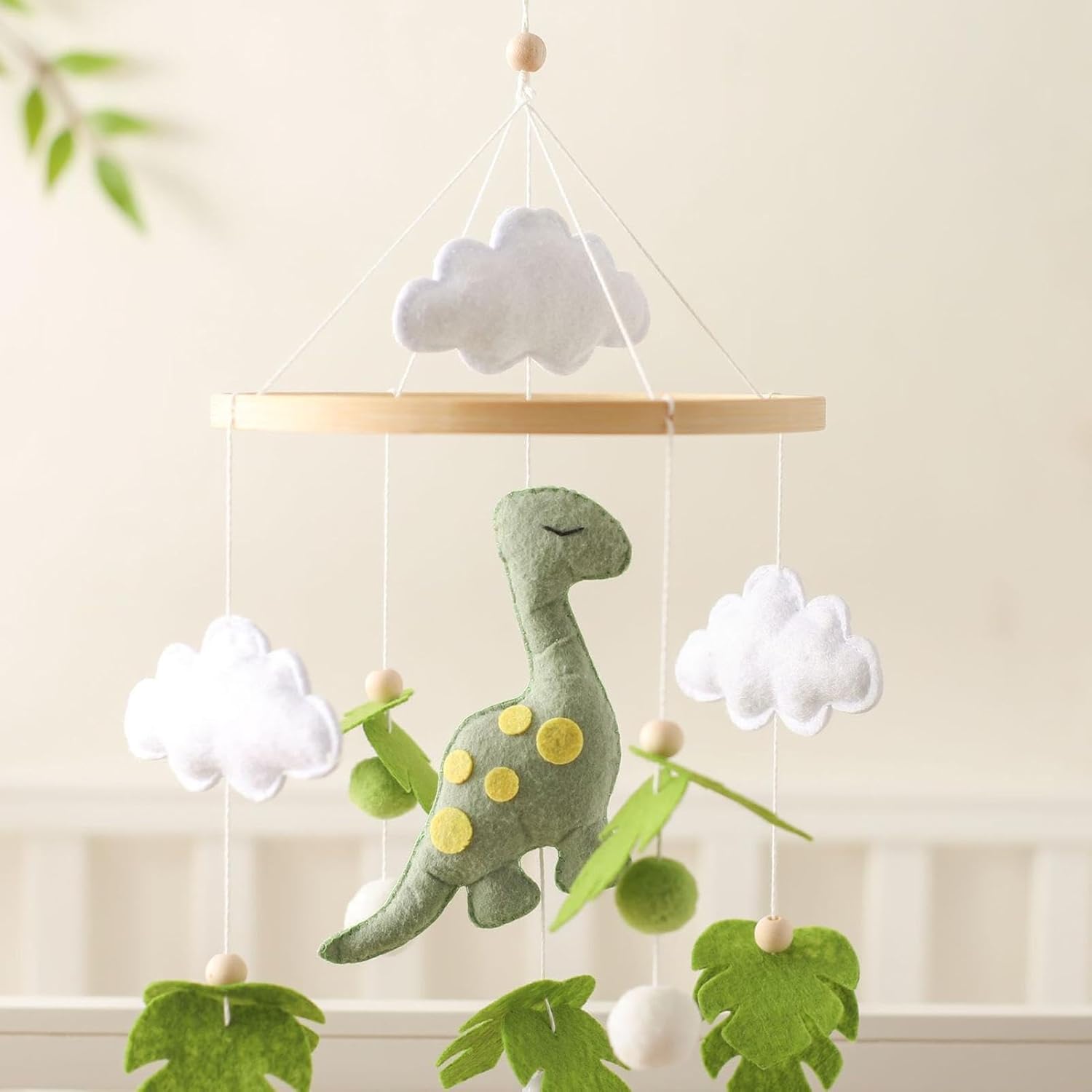 Glylo Felt Animal Bed Bell Hanging Mobile