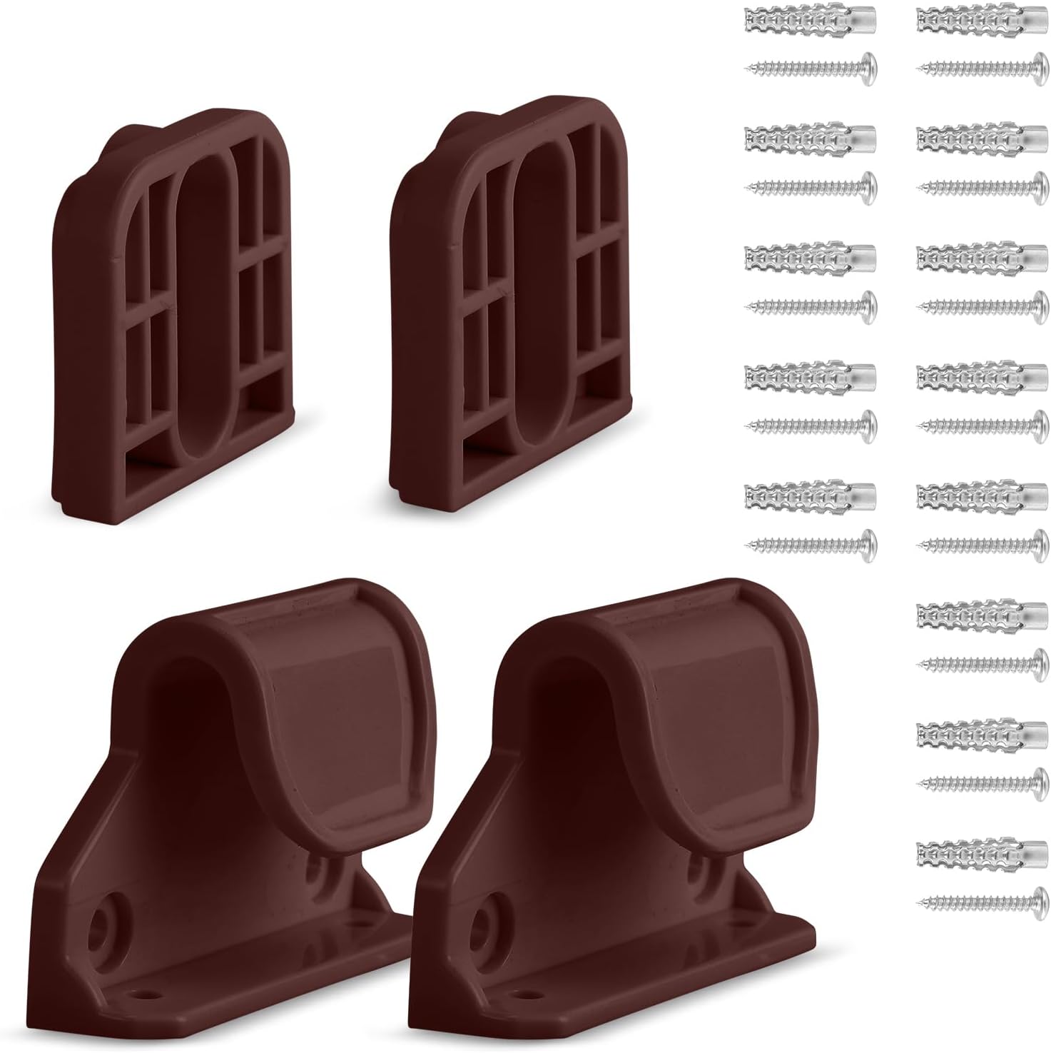 Likzest Retractable Baby Gate Extensions - 55 x 33 Replacement Parts Brown