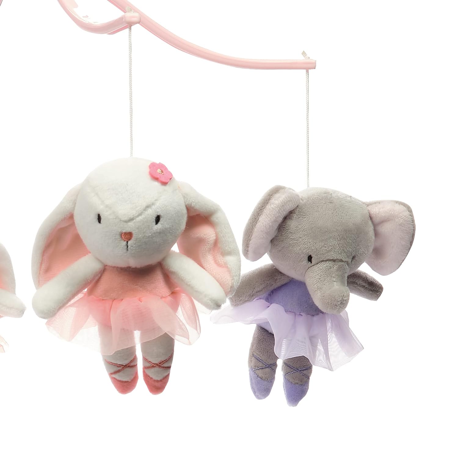 Bedtime Originals Tiny Dancer Musical Baby Crib Mobile Pink