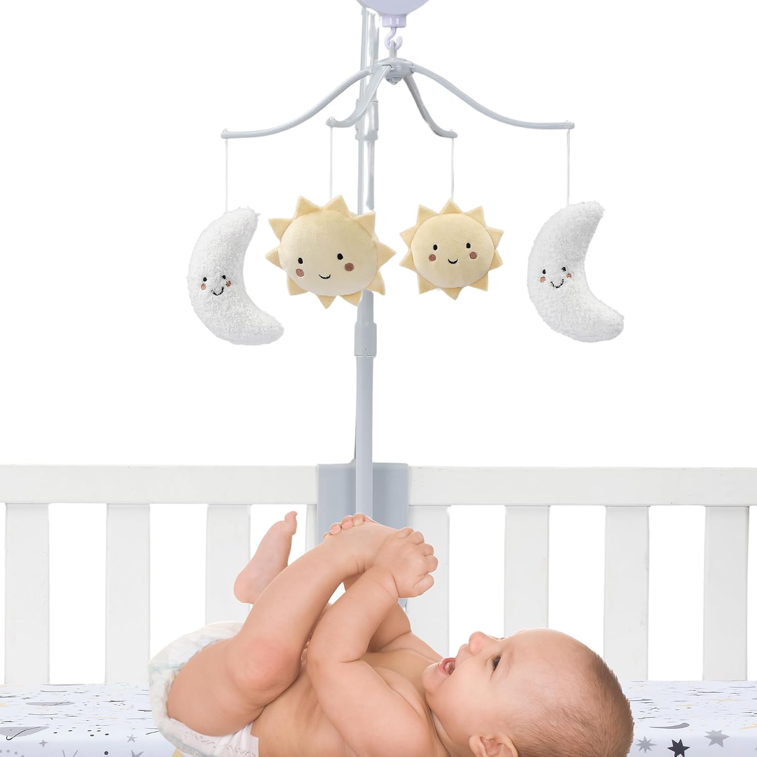 Bedtime Originals Little Star Celestial Musical Baby Crib Mobile Soother Toy 1