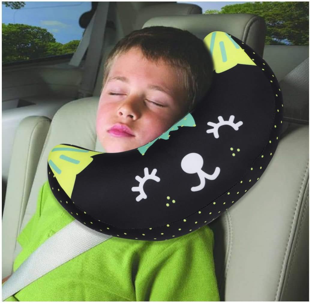 Car Seat Belt Pillow Cover for Kids Neck Support Protector Pad Soft Head Cushion Auto Travel Pillow