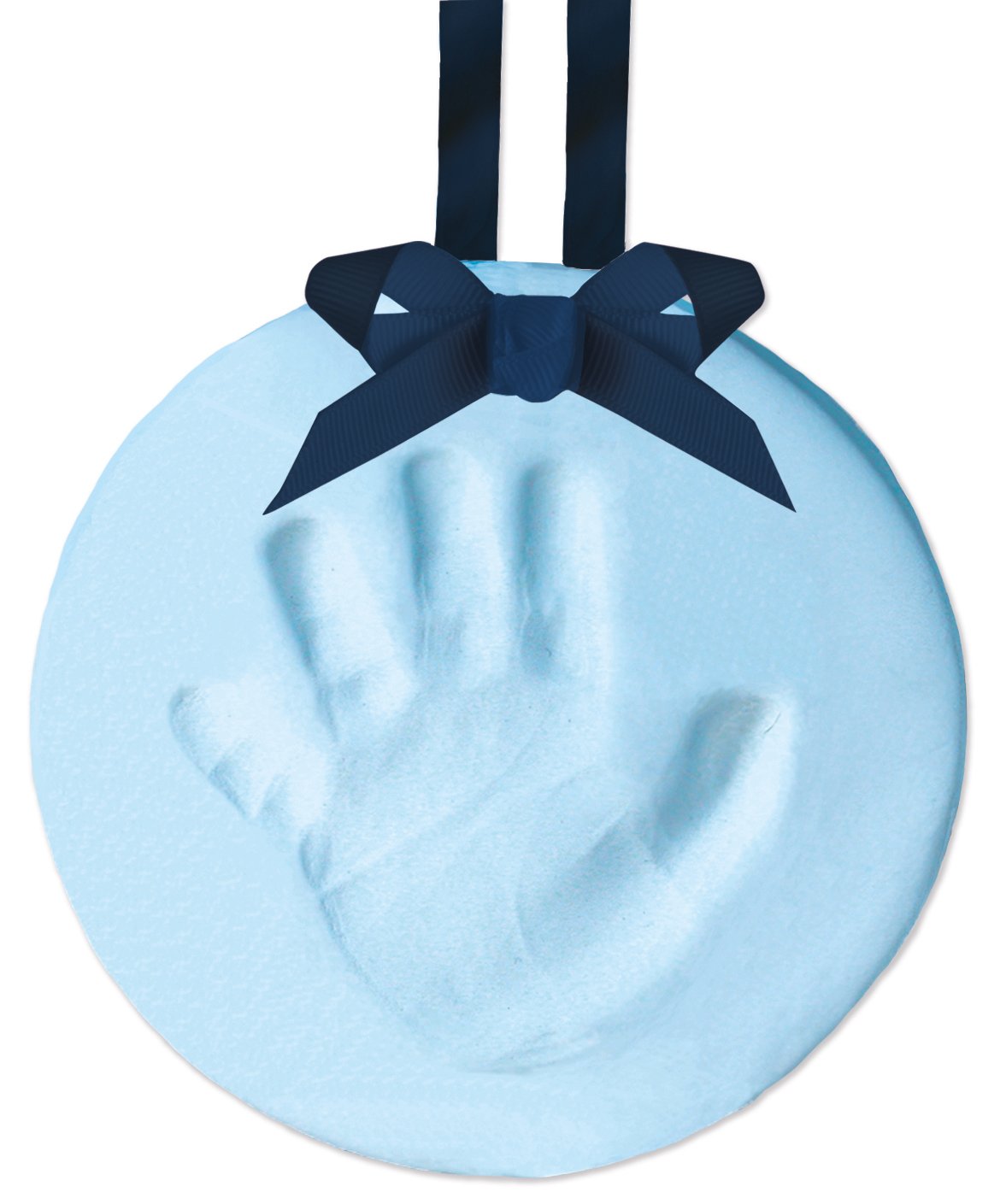 Tiny Ideas Baby Handprint Footprint Keepsake Ornament Kit Blue