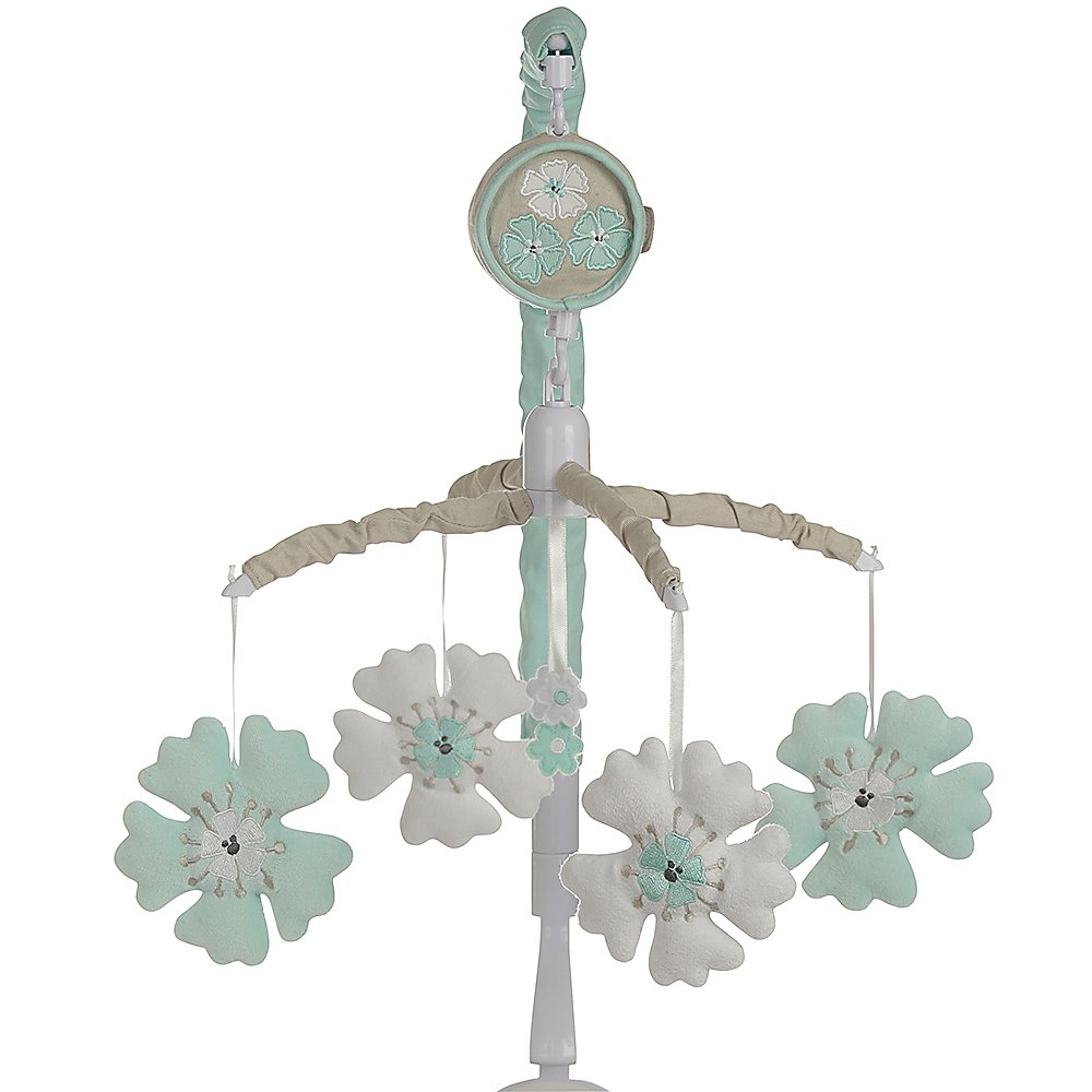 Migi Fun Floral Crib Mobile Aqua