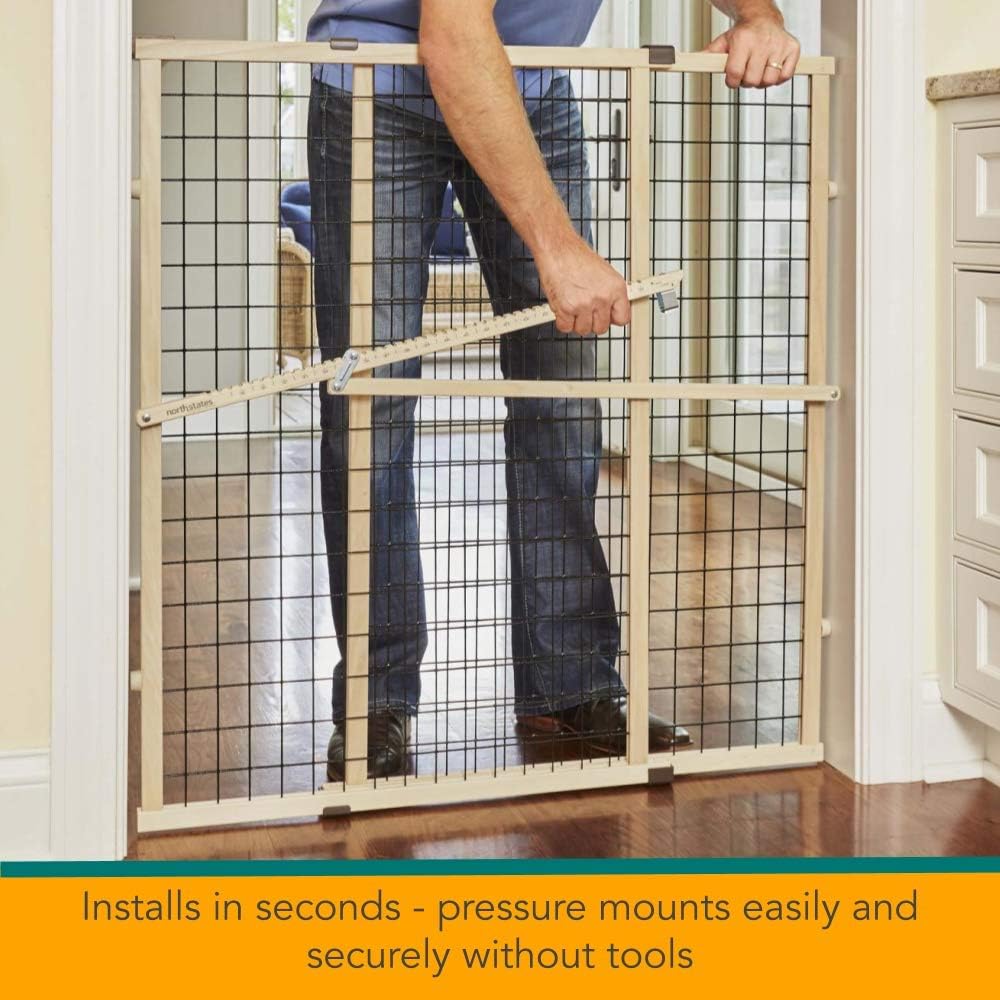 MYPET Pressure Mount Dog Gate - 295-50 Wide 31-37 Tall
