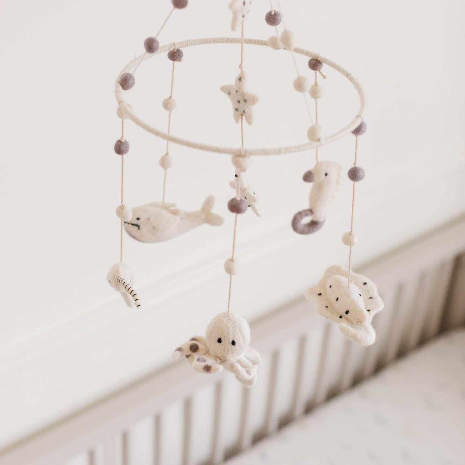 Pehr Classic Wool Felt Baby Mobile - Life Aquatic
