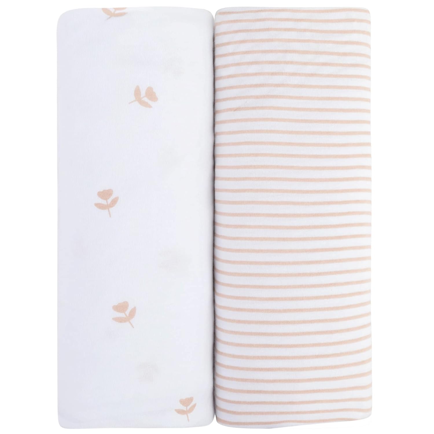 Elys Co Changing Pad Covers 2 Pack Pink Tulip