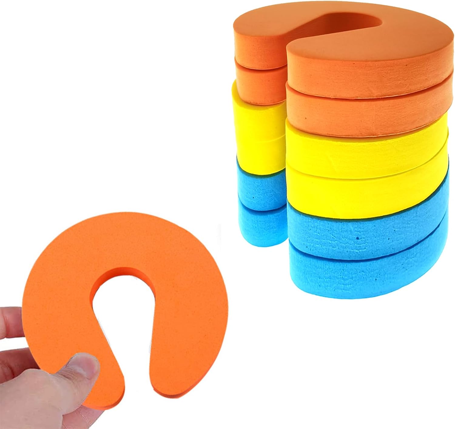 Finger Pinch Guard 6 Pack Multi-Color Child Safety Door Stopper