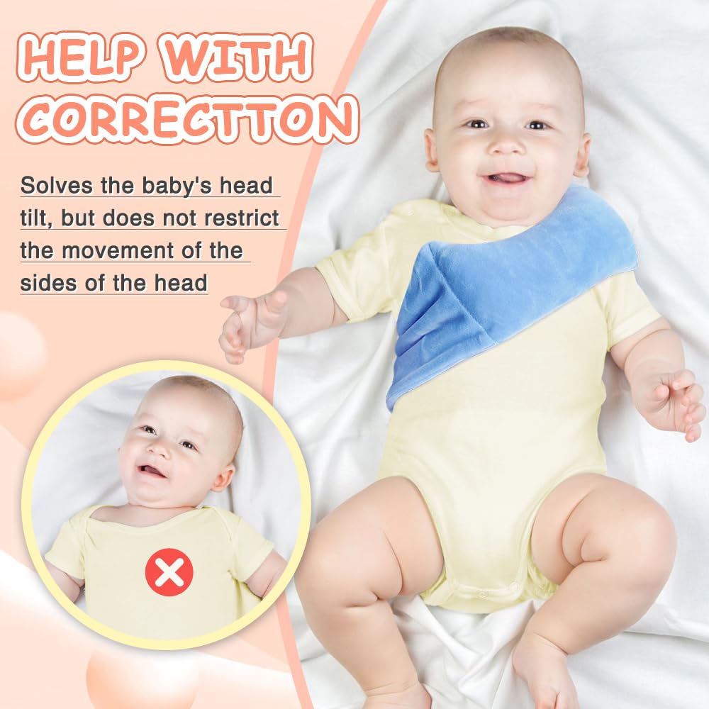 POWYS Infant Torticollis Pillow for Newborn Neck Support