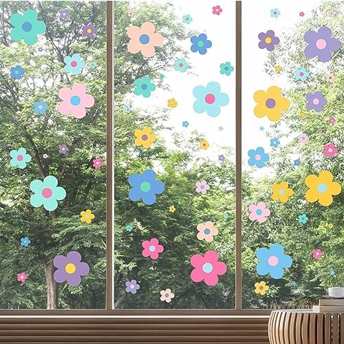 TaoBary 288 Pcs Y2k Cute Flowers Wall Decal